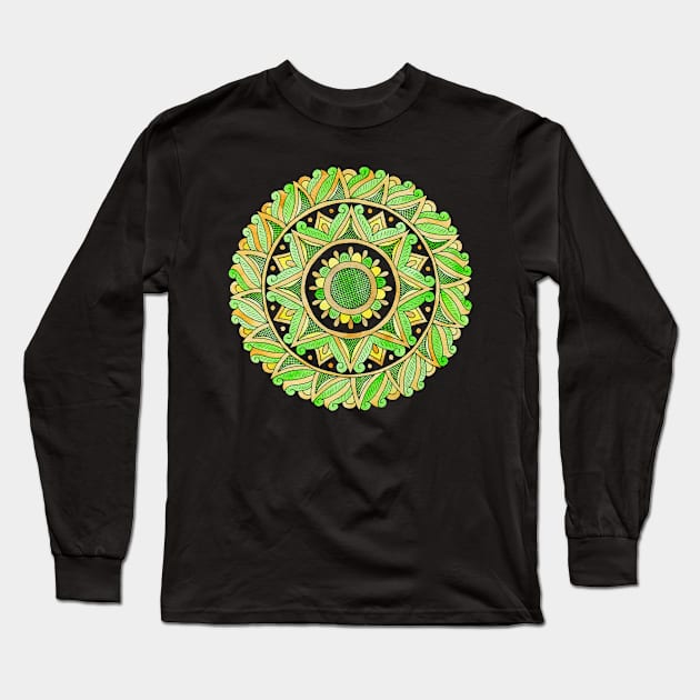 Mandala Long Sleeve T-Shirt by tessa_el